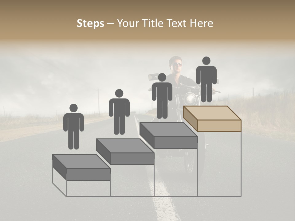 Boy Rider Speed PowerPoint Template