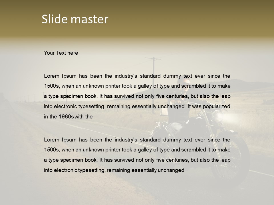 Adult Sky Sunglasses PowerPoint Template