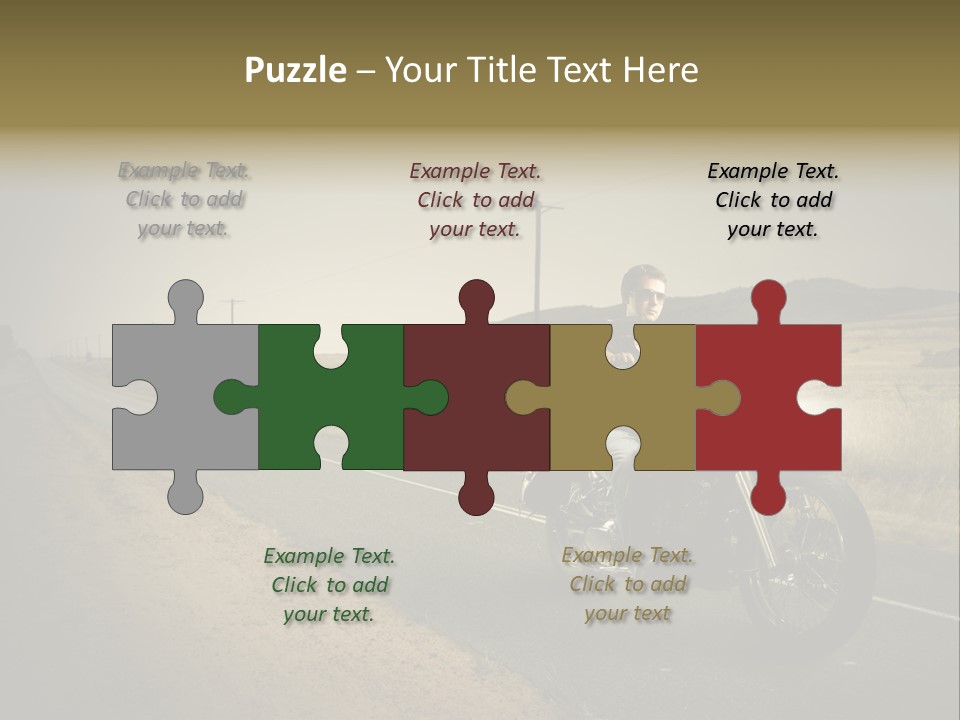 Adult Sky Sunglasses PowerPoint Template