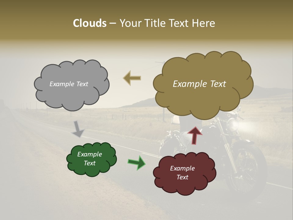 Adult Sky Sunglasses PowerPoint Template