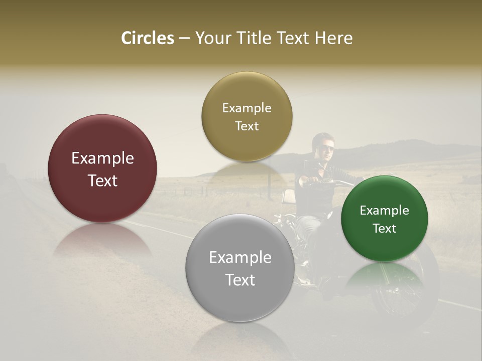 Adult Sky Sunglasses PowerPoint Template