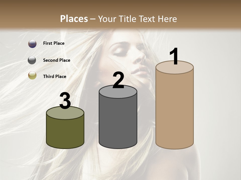 Beautiful Shampoo Human PowerPoint Template