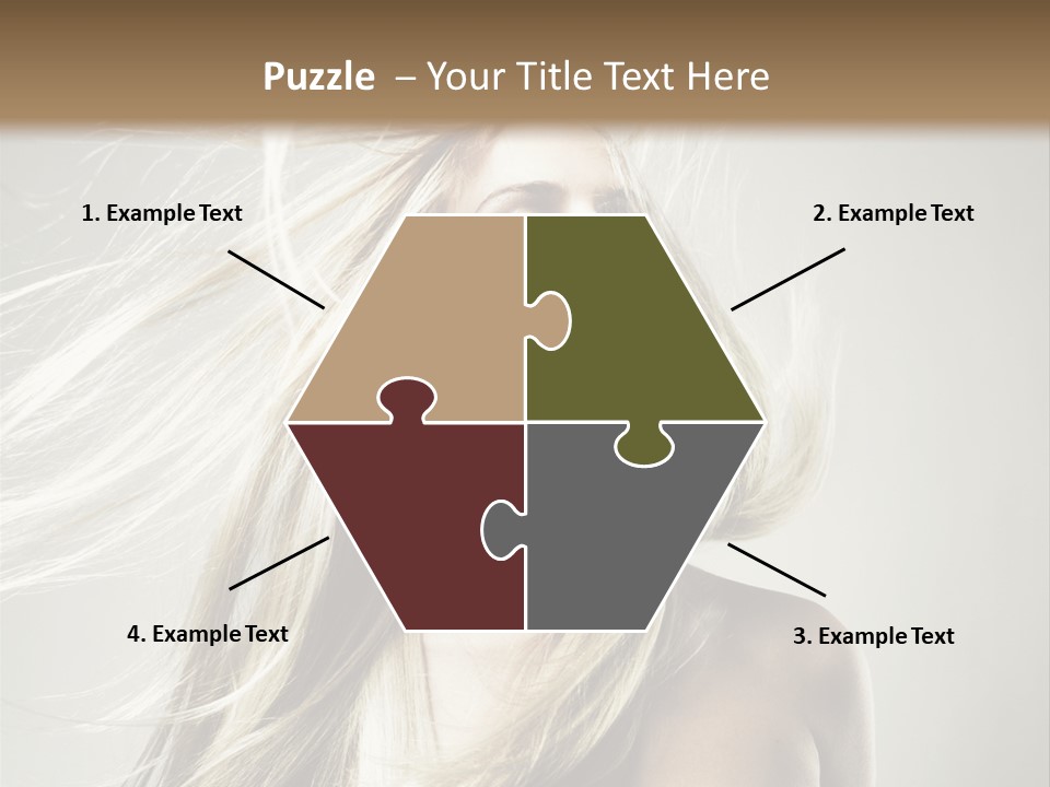 Beautiful Shampoo Human PowerPoint Template