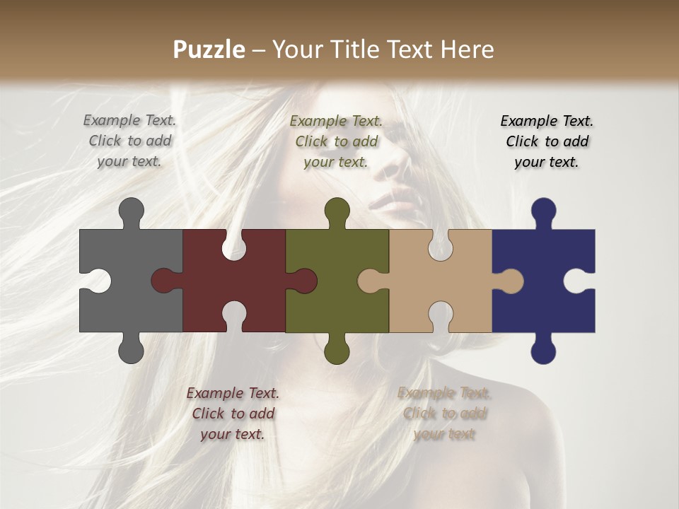 Beautiful Shampoo Human PowerPoint Template