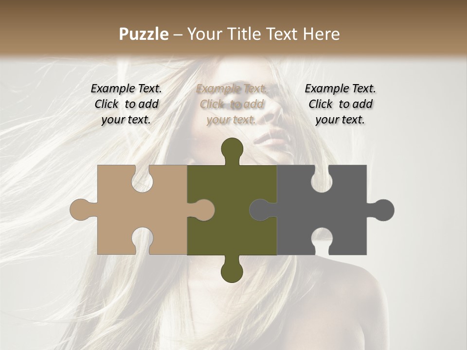 Beautiful Shampoo Human PowerPoint Template