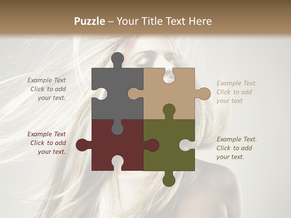 Beautiful Shampoo Human PowerPoint Template