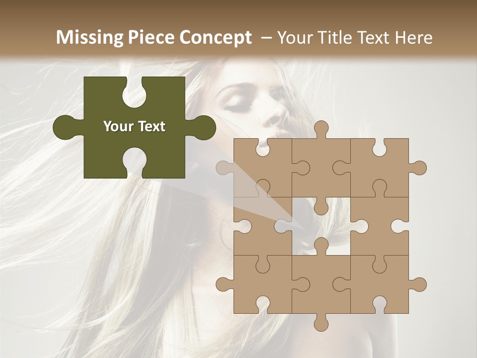 Beautiful Shampoo Human PowerPoint Template