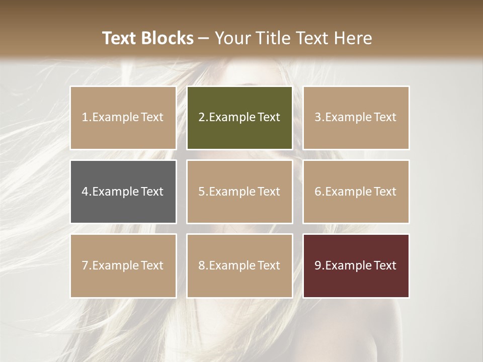 Beautiful Shampoo Human PowerPoint Template