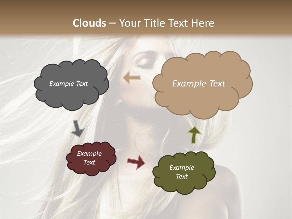 Beautiful Shampoo Human PowerPoint Template