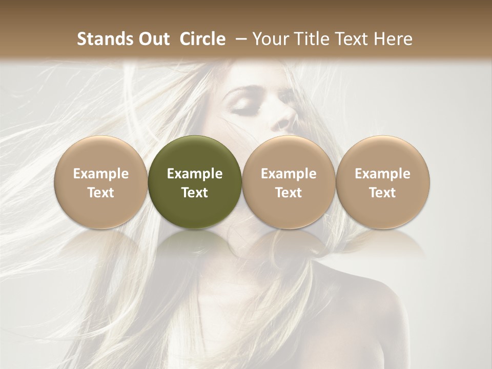 Beautiful Shampoo Human PowerPoint Template