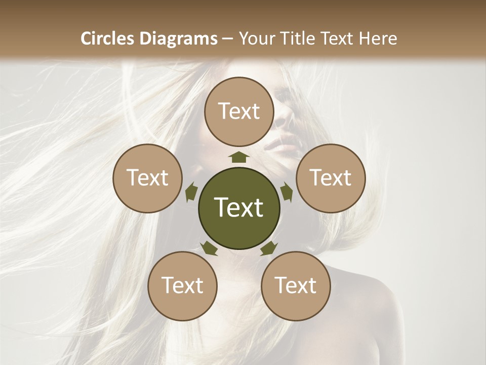 Beautiful Shampoo Human PowerPoint Template