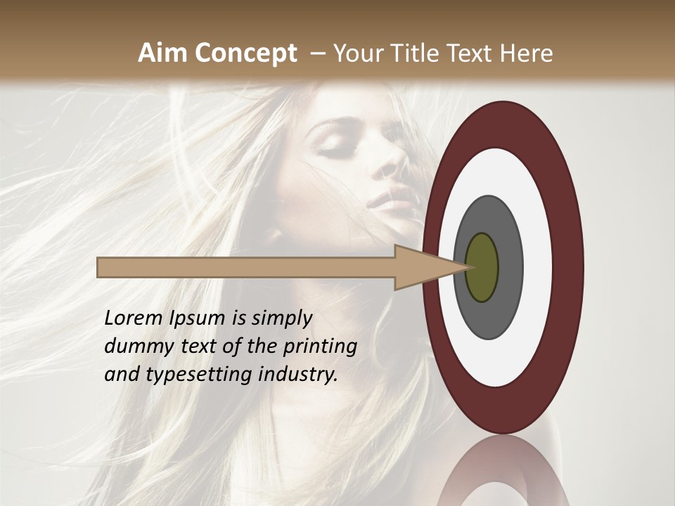 Beautiful Shampoo Human PowerPoint Template