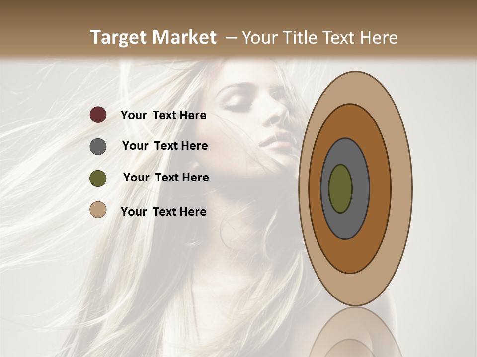 Beautiful Shampoo Human PowerPoint Template