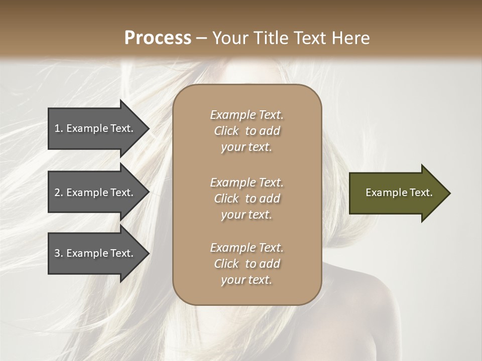 Beautiful Shampoo Human PowerPoint Template