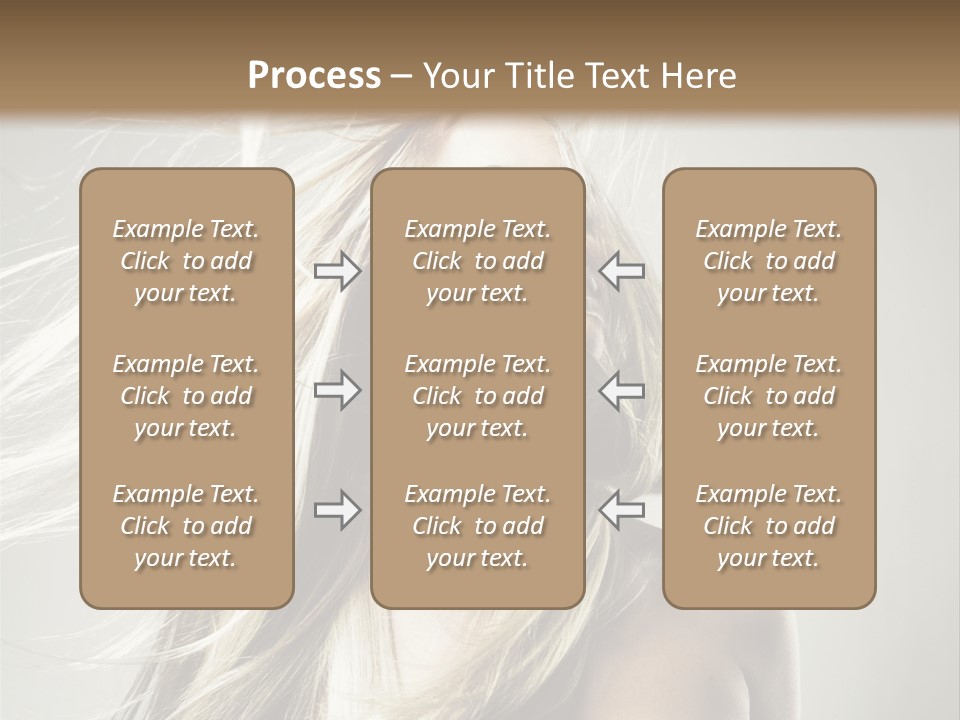 Beautiful Shampoo Human PowerPoint Template