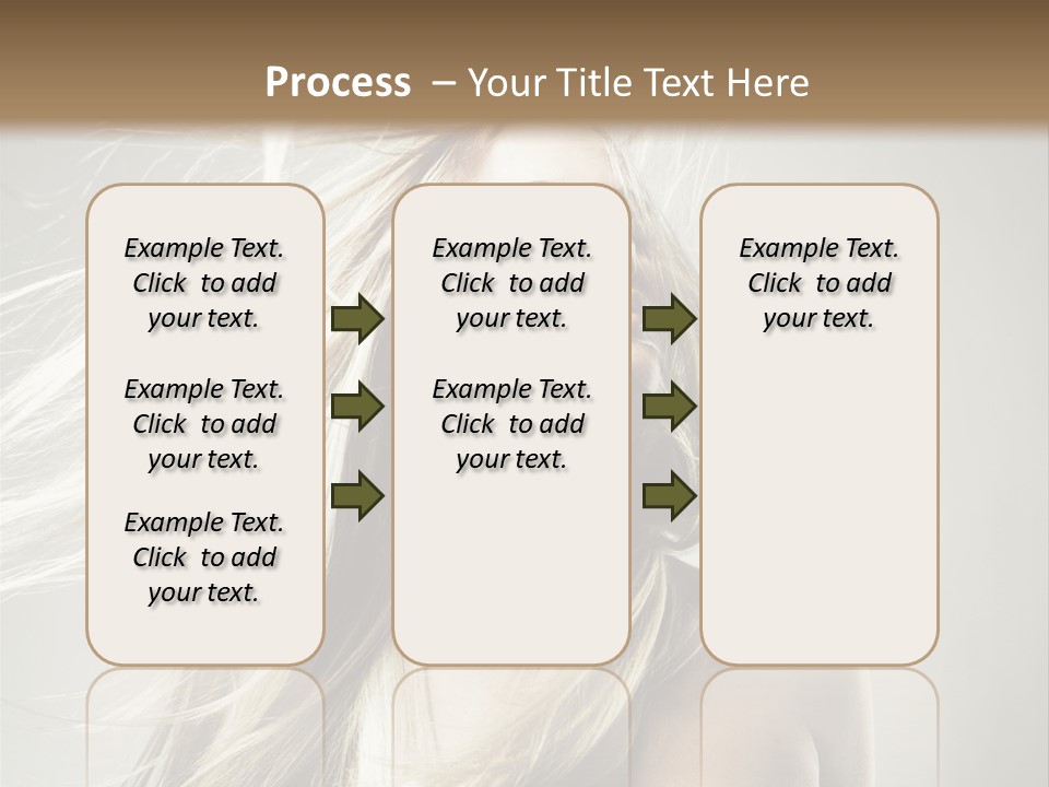 Beautiful Shampoo Human PowerPoint Template