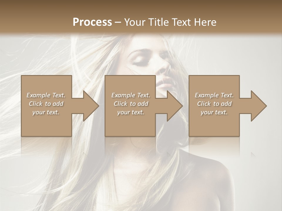 Beautiful Shampoo Human PowerPoint Template