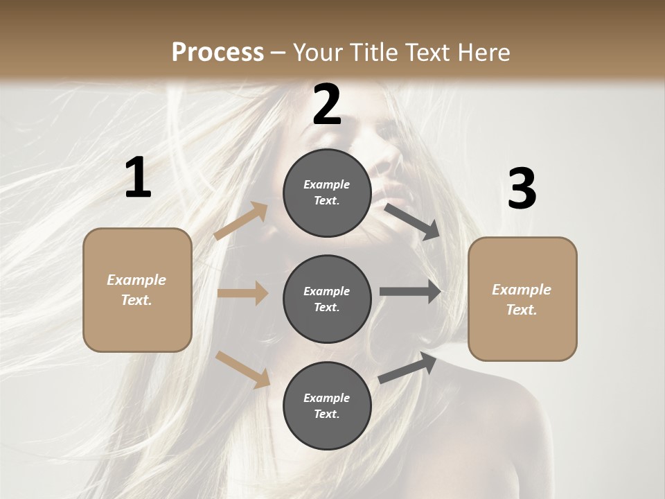 Beautiful Shampoo Human PowerPoint Template