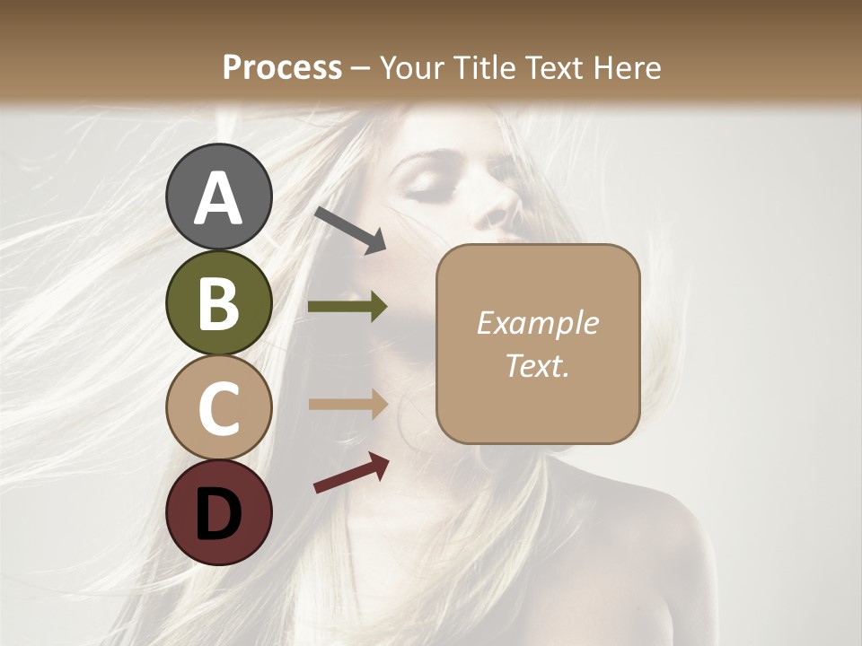 Beautiful Shampoo Human PowerPoint Template