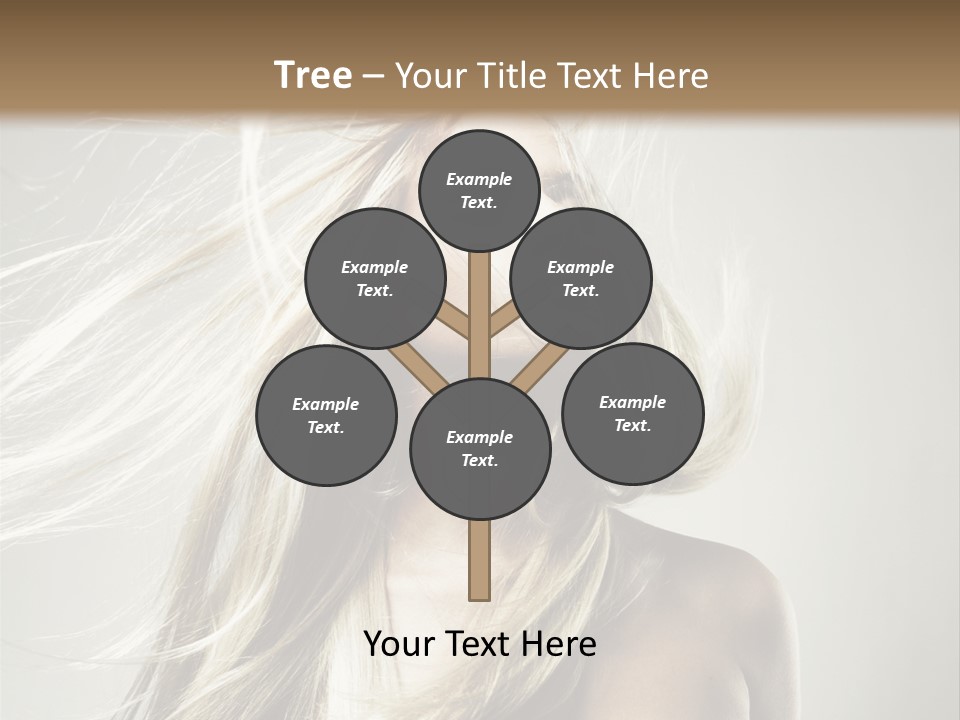 Beautiful Shampoo Human PowerPoint Template