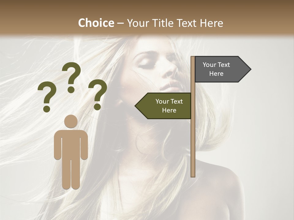 Beautiful Shampoo Human PowerPoint Template