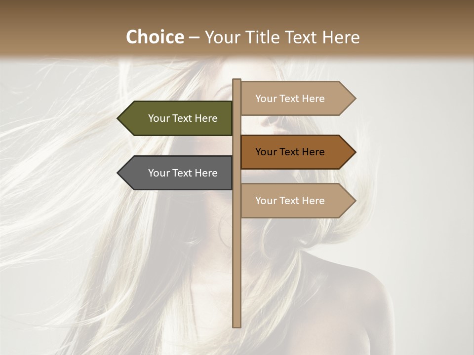 Beautiful Shampoo Human PowerPoint Template