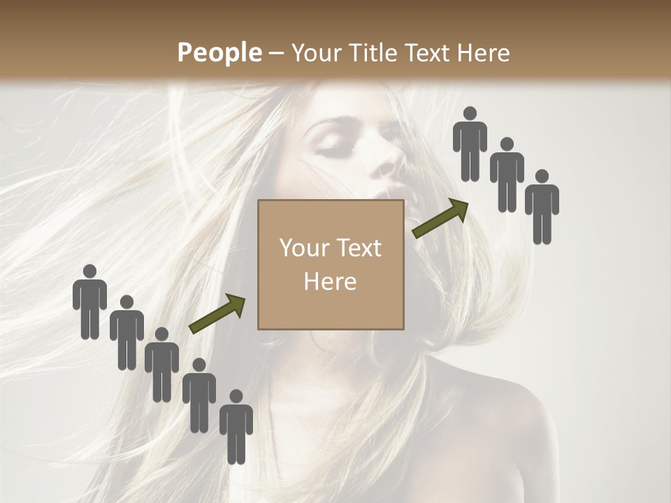Beautiful Shampoo Human PowerPoint Template