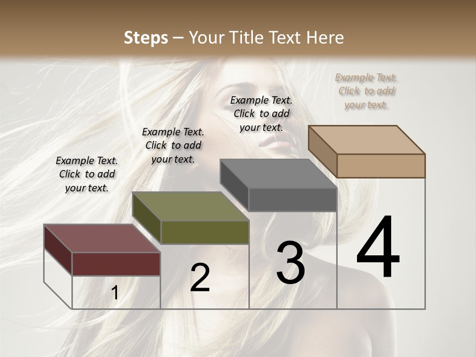Beautiful Shampoo Human PowerPoint Template