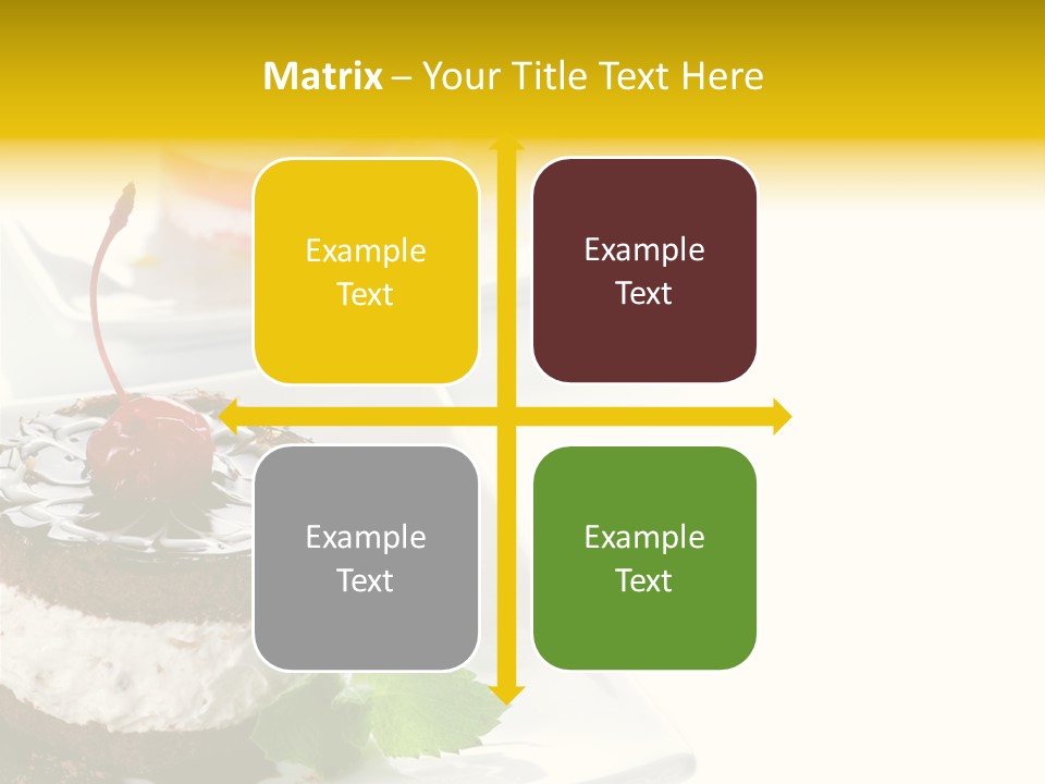 Ingredient Baked Pastry PowerPoint Template