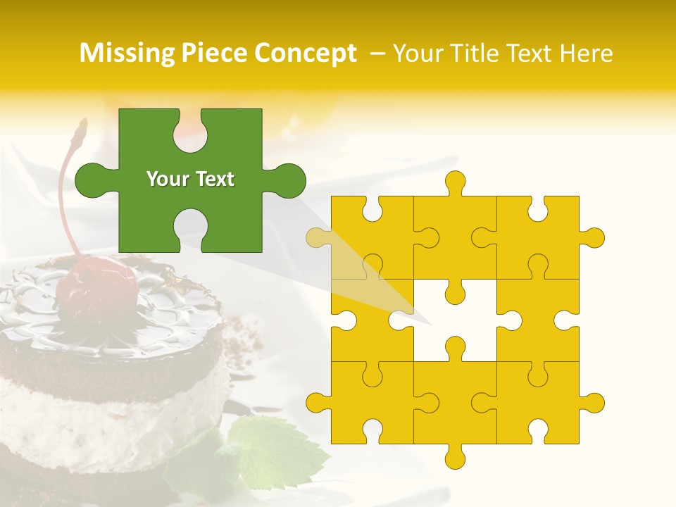 Ingredient Baked Pastry PowerPoint Template