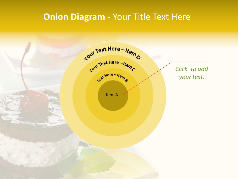 Ingredient Baked Pastry PowerPoint Template