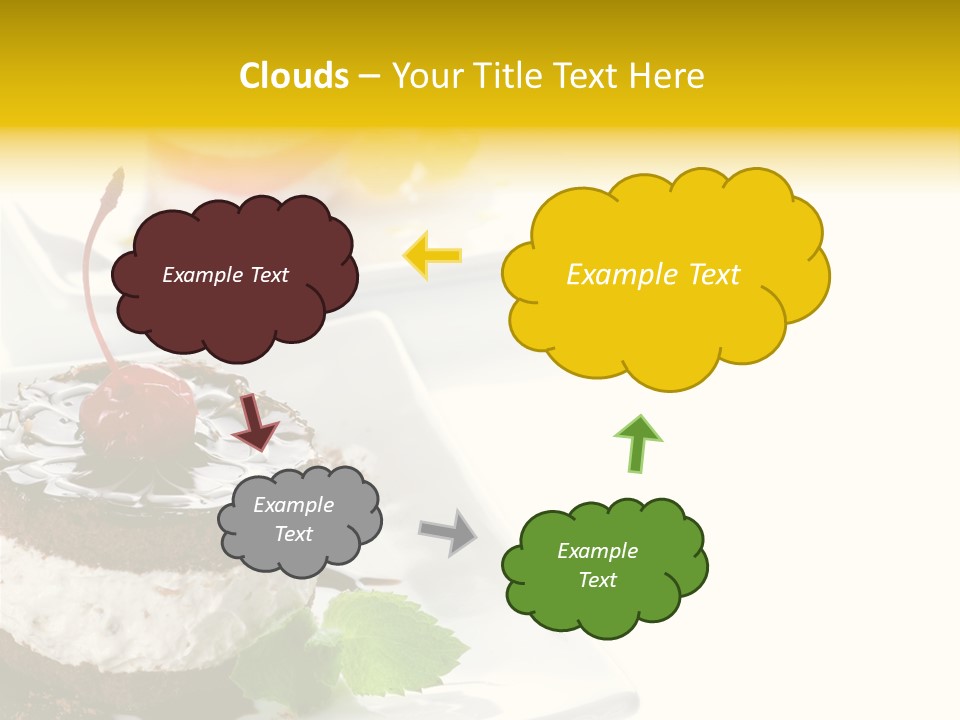 Ingredient Baked Pastry PowerPoint Template