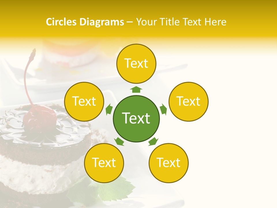 Ingredient Baked Pastry PowerPoint Template