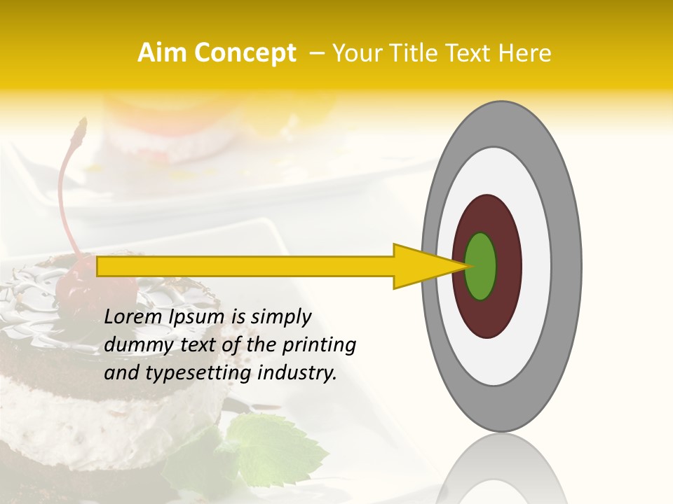 Ingredient Baked Pastry PowerPoint Template