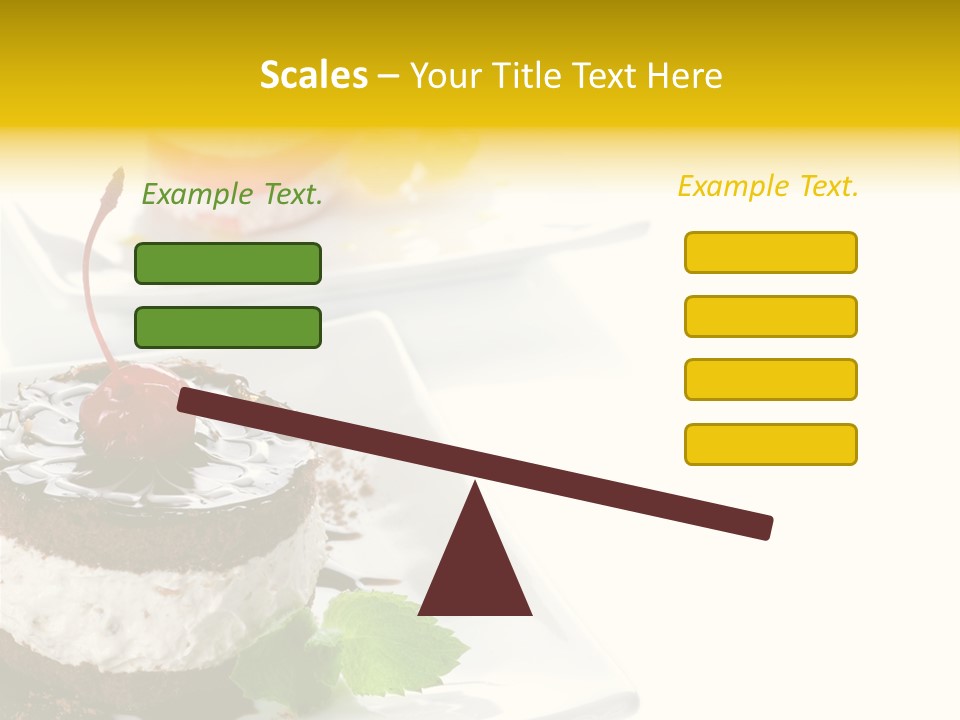 Ingredient Baked Pastry PowerPoint Template