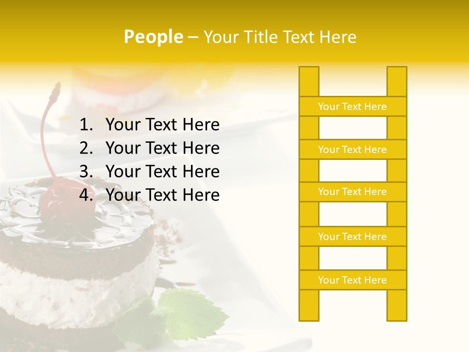 Ingredient Baked Pastry PowerPoint Template