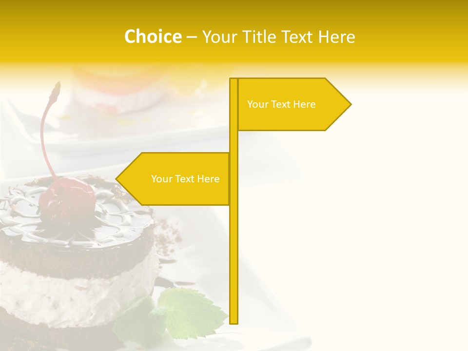 Ingredient Baked Pastry PowerPoint Template