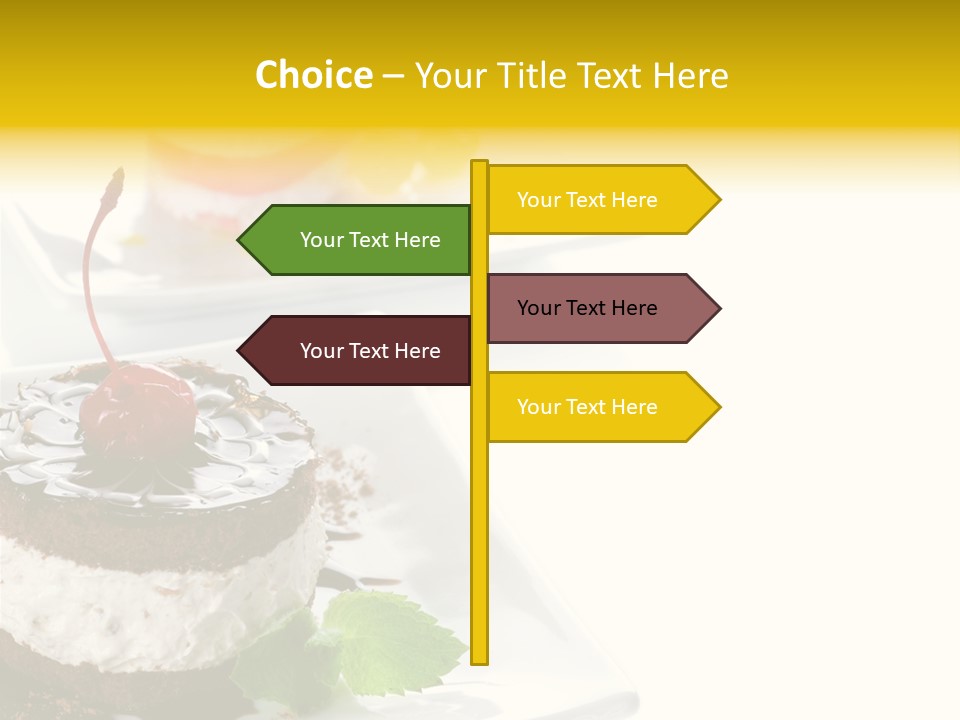 Ingredient Baked Pastry PowerPoint Template