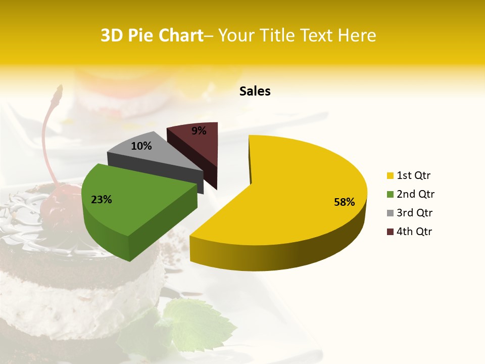Ingredient Baked Pastry PowerPoint Template