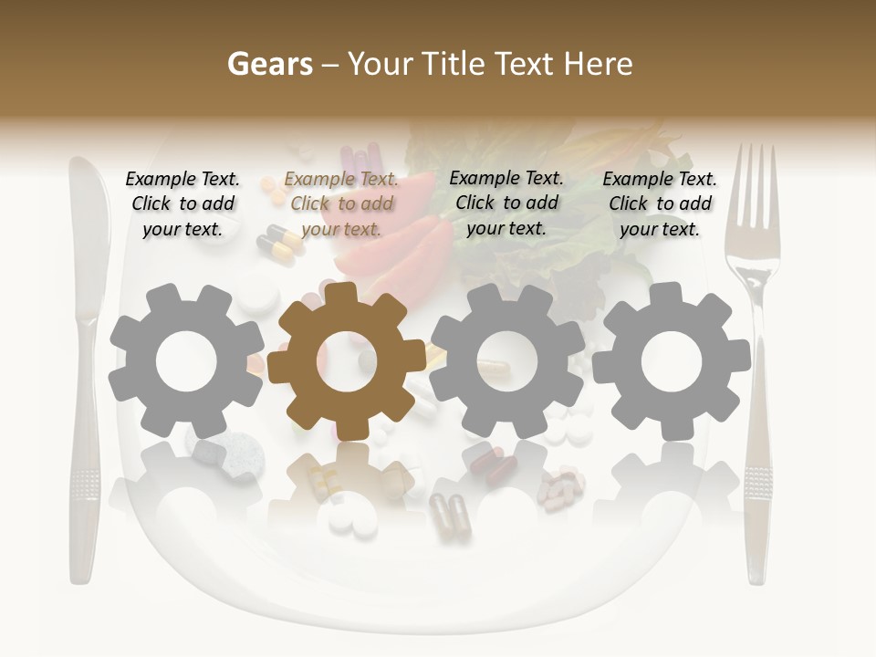 Drugs Dish Nutrition PowerPoint Template