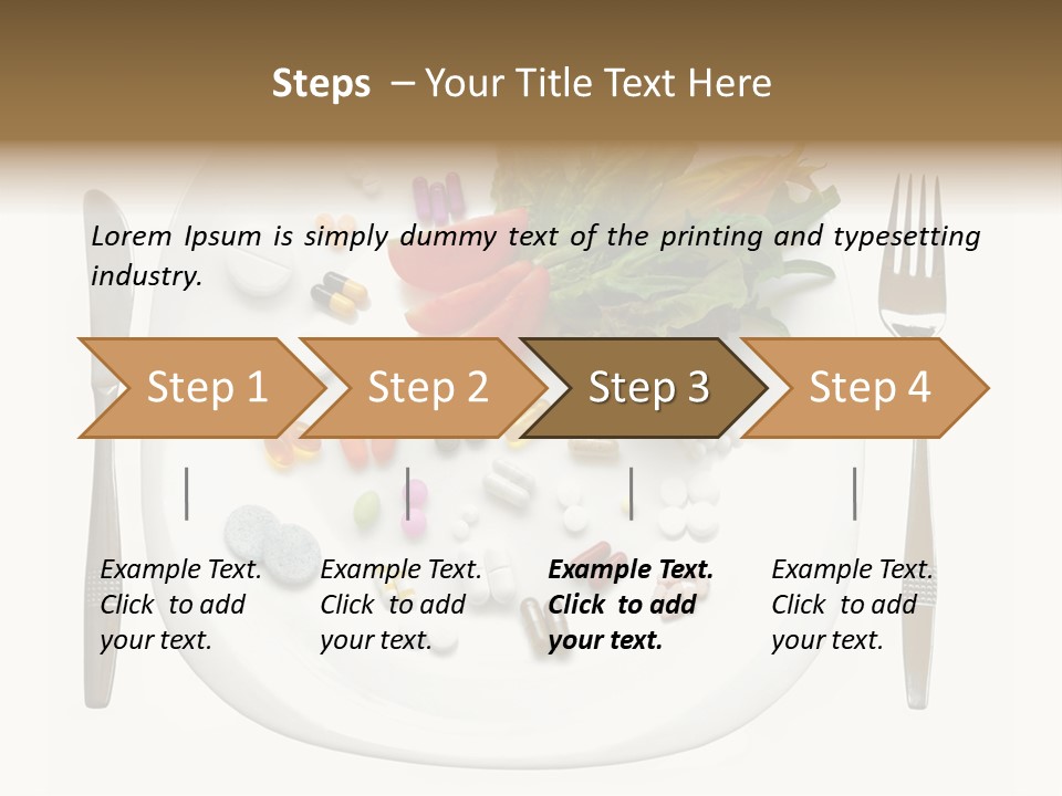 Drugs Dish Nutrition PowerPoint Template