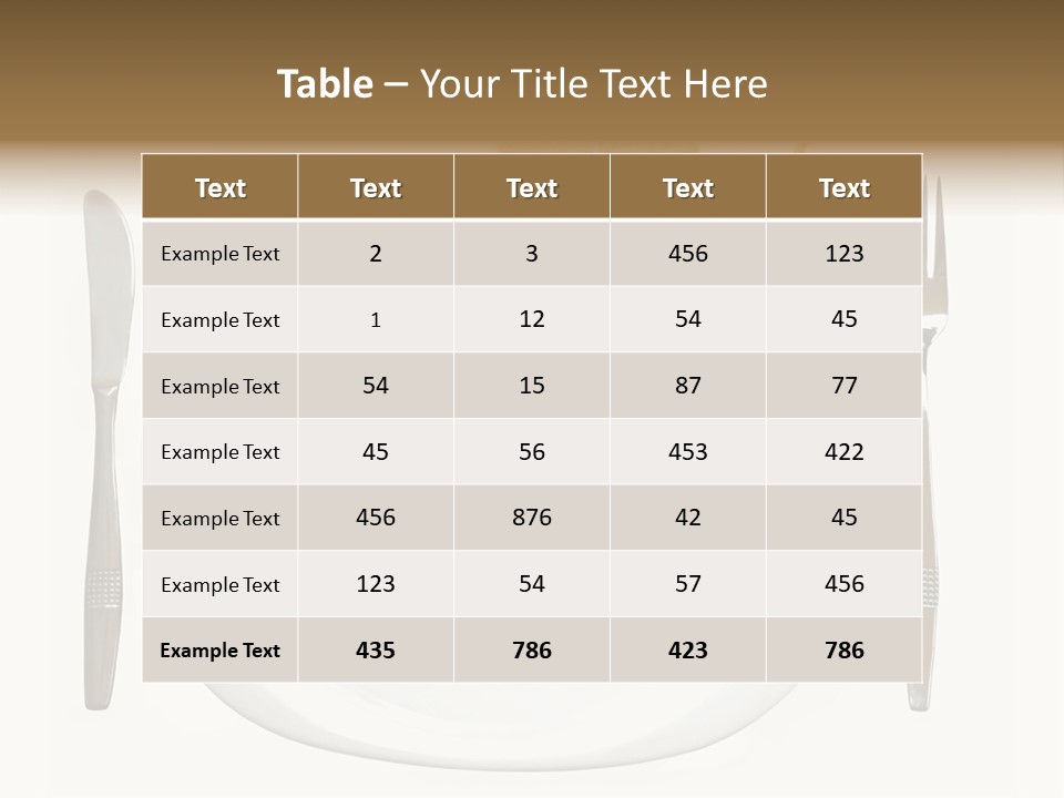 Drugs Dish Nutrition PowerPoint Template