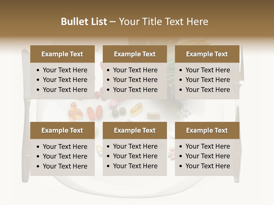 Drugs Dish Nutrition PowerPoint Template