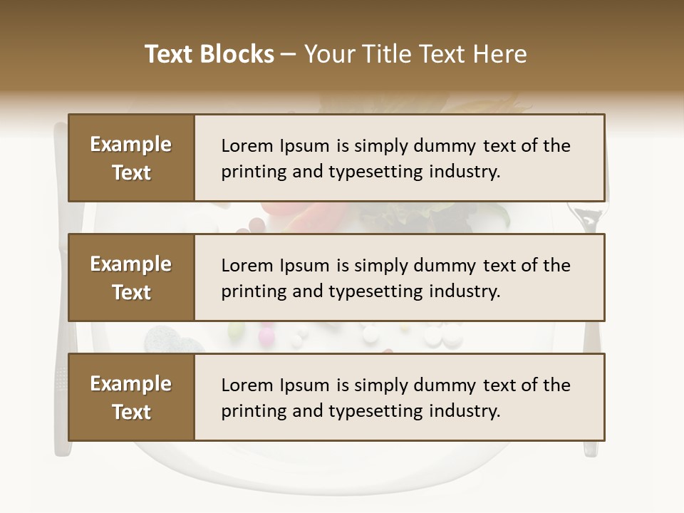 Drugs Dish Nutrition PowerPoint Template
