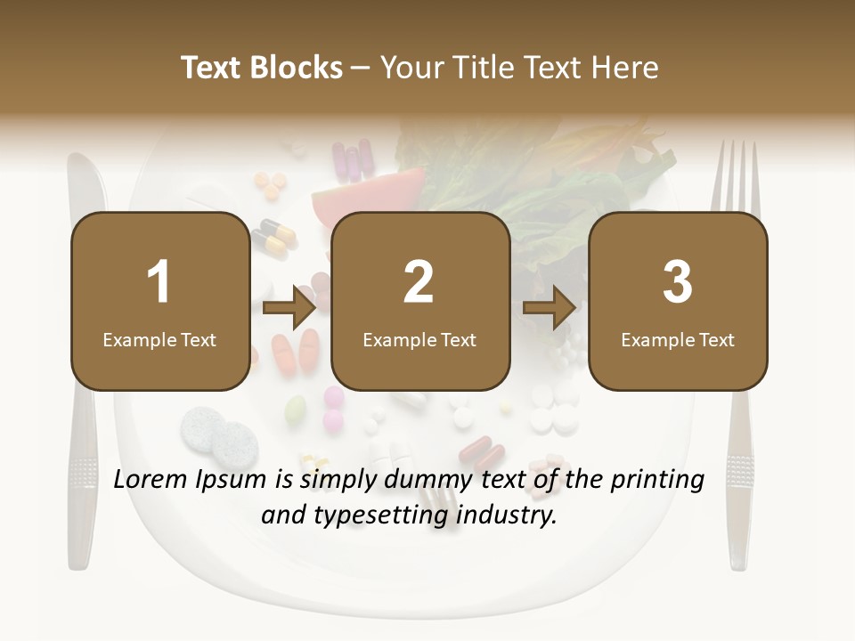 Drugs Dish Nutrition PowerPoint Template