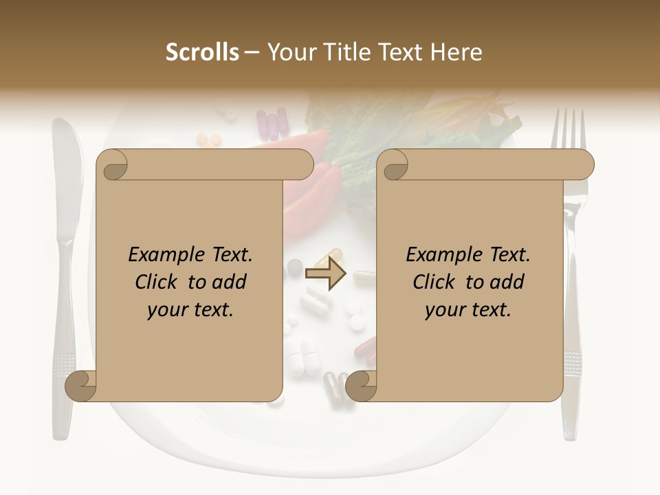 Drugs Dish Nutrition PowerPoint Template
