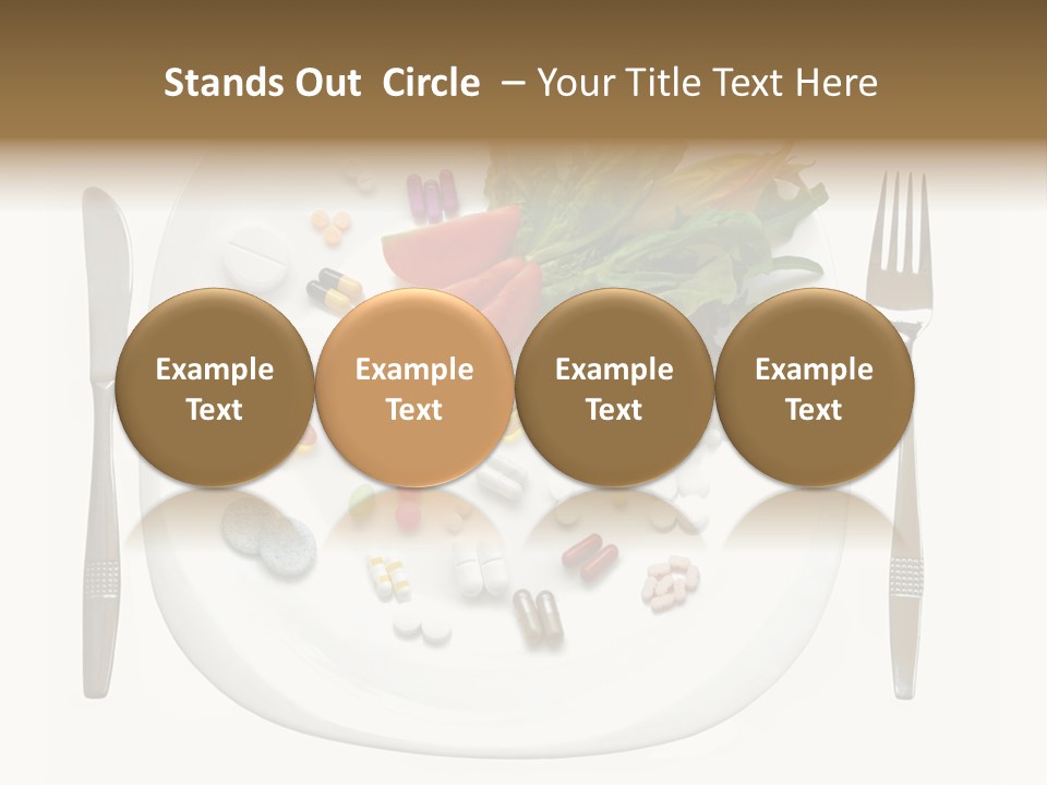 Drugs Dish Nutrition PowerPoint Template