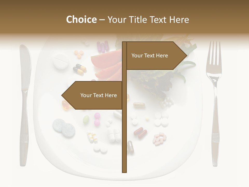 Drugs Dish Nutrition PowerPoint Template