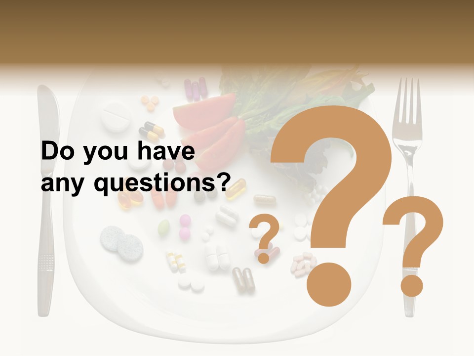 Drugs Dish Nutrition PowerPoint Template