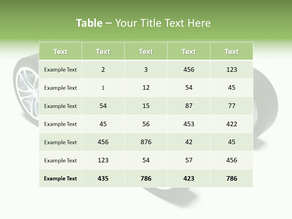 Environment Efficiency Plant PowerPoint Template